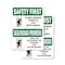 Signmission Safety Culture Sign, 7 in Width, Plastic, Rectangle, Bilingual OS-2PACK-SF-P-710-L-10755 - alternate 1